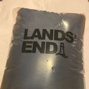 BRAND NEW Lands End Sherpa Fleece Throw Blanket